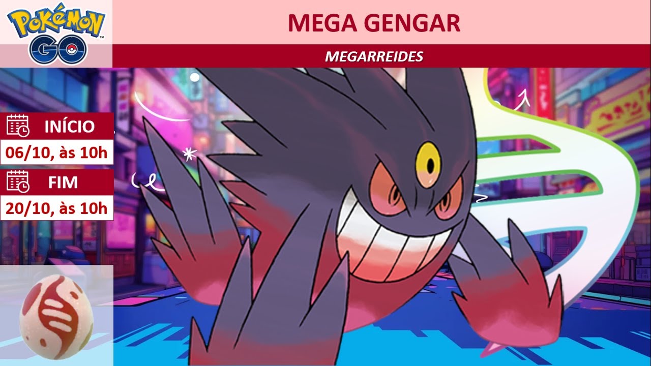 Pokémon Go - Reide de Mega Gengar