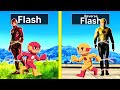 FLASH FAMILY VS REVERSE FLASH FAMILY In GTA 5!