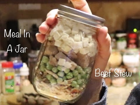 Preparing My Meal In A Jar Beef Stew