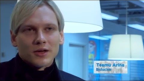 Teemu Arina in a german biohacking documentary