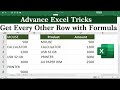 excel formula skip every other row