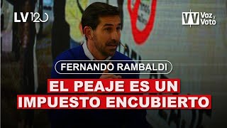 Fernando Rambaldi: El peaje es un impuesto encubierto #peajes #cordoba | Voz y Voto 2024