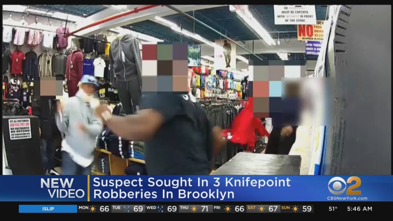 Suspected Wanted In 3 Knifepoint Robberies - YouTube