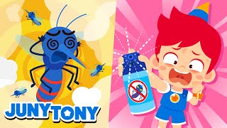 Os Mosquitos Não Me Deixam Dormir | Insetos | Música Infantil | JunyTony em Português