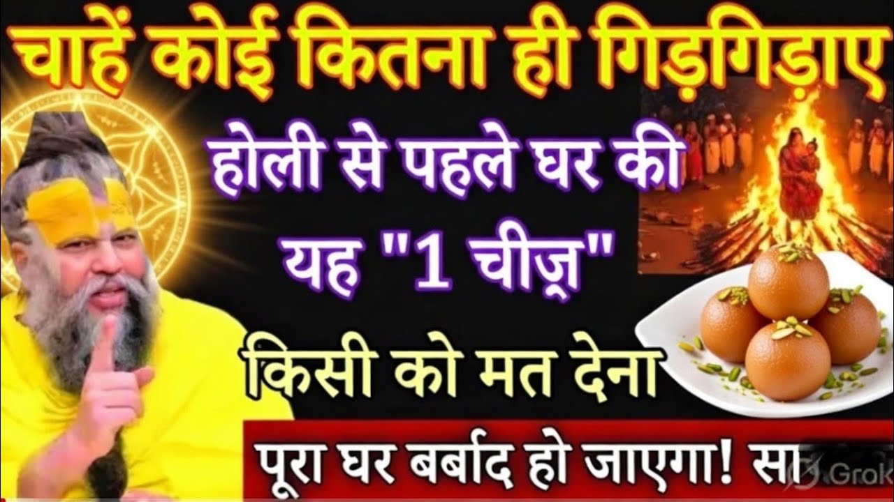 चाहें कोई कितना ही गिड़गिड़ाए होली से पहले घर की यह 1 चीज किसी को मत देना वरना #premanandjimaharaj