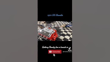 #short Big Block Installation into Frame 1970 SS Chevelle