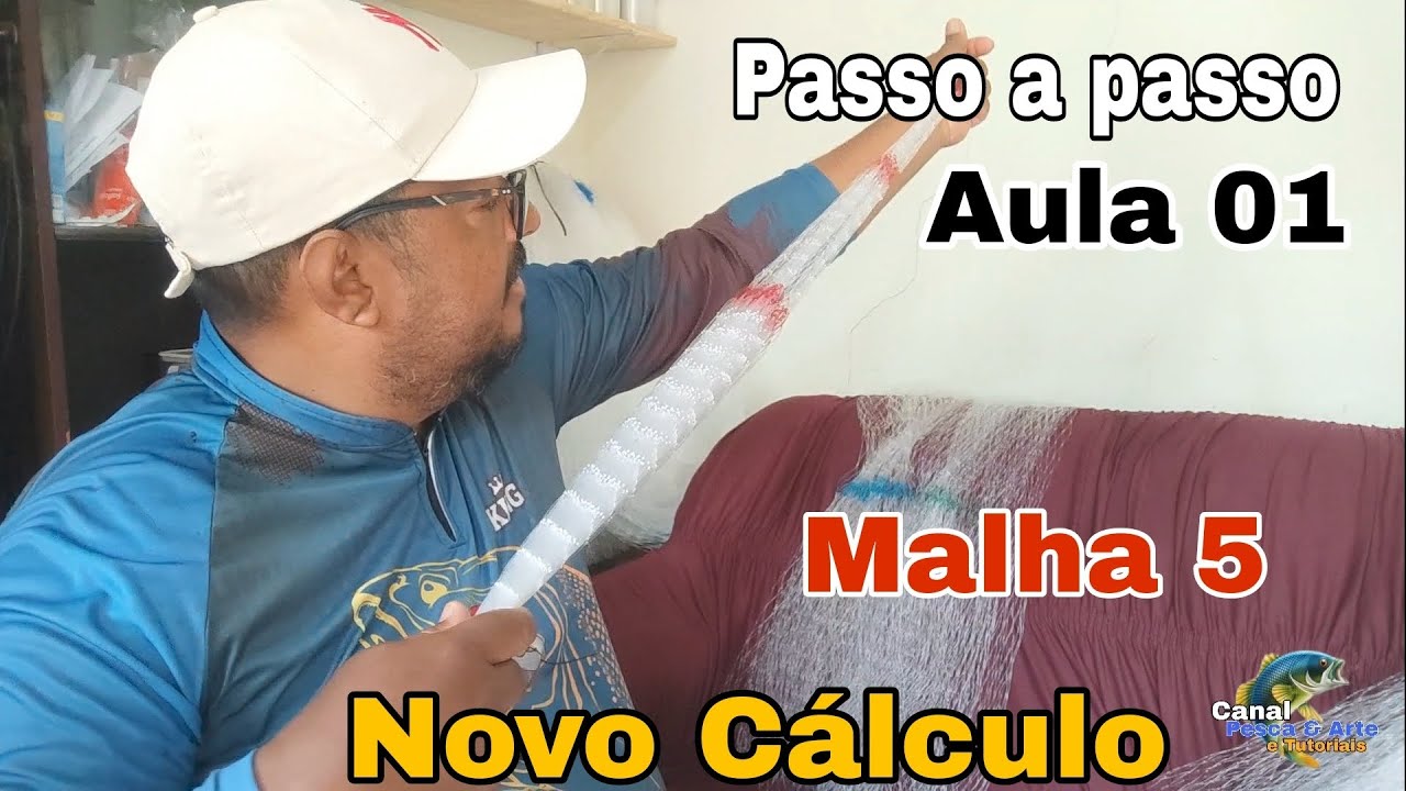 Como fazer Tarrafa de Pano de Rede, Aula 01