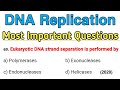 DNA Replication || Most Repeated MCQ Questions For NEET 2022 || School of Biology || Part 3