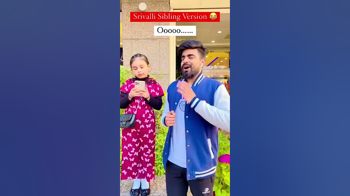 Srivalli Ka Siblings’s Version 😂🤪 @Dushyant_kukreja By @sarorahere  #kashviadlakha #shorts