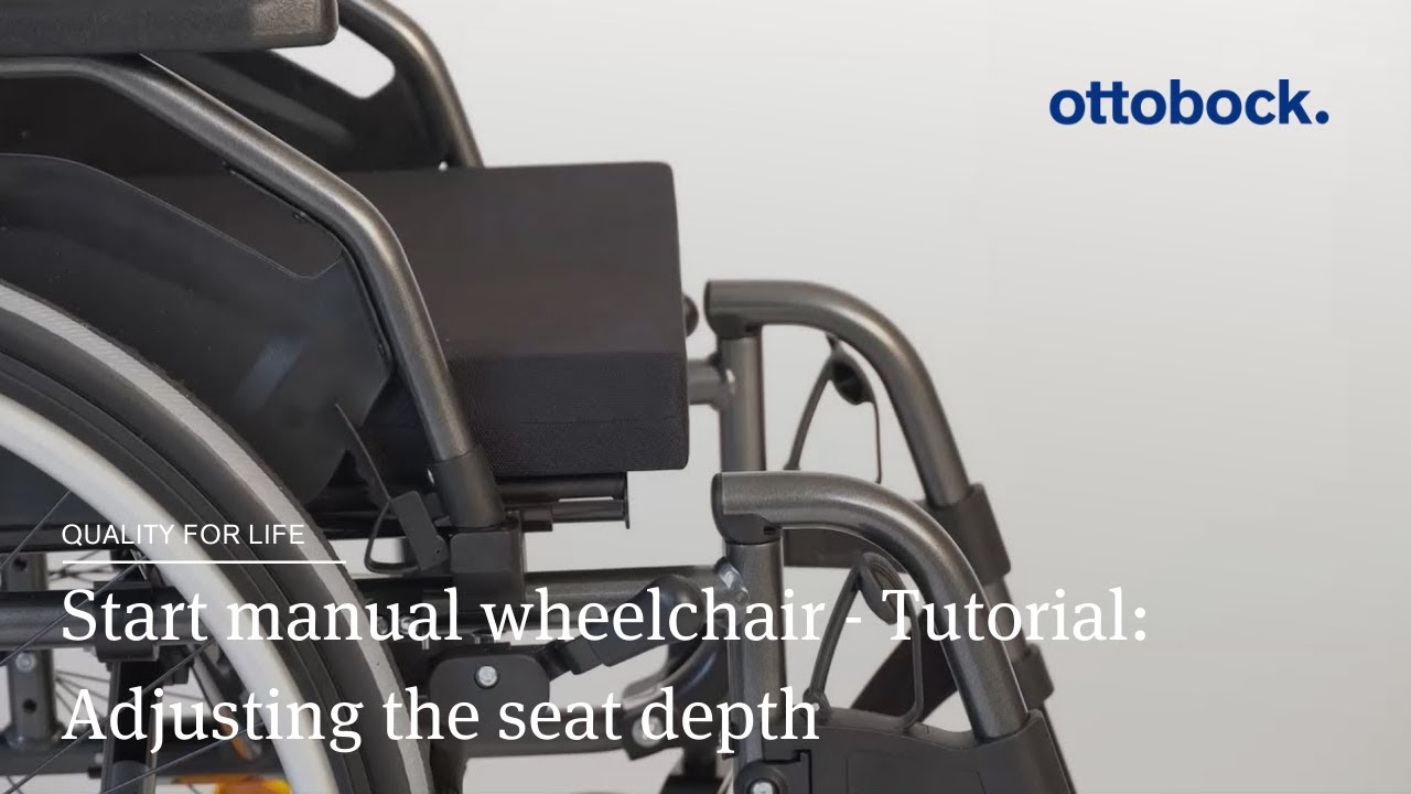 Start Manual Wheelchair Tutorial Adjusting The Seat Depth Ottobock Start Manual Wheelchair Tutorial Adjusting The Seat Depth Ottobock
