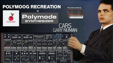 Gary Numan Cars ,Cherry Audio Polymode (polymoog) recreation