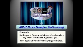 Voice sample Clementine's spot - First Disco in San Francisco area