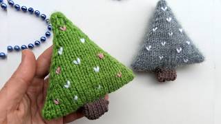 Knit Mini Christmas Tree (Ornament)