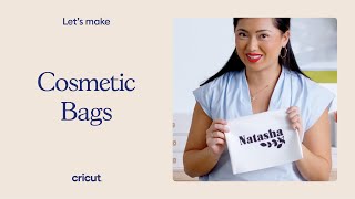 how to make personalized cosmetic bags with cricut