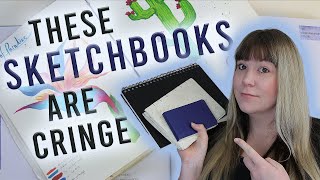 Are Sketchbook tours lying to you? Beginner artists honest sketchbook tour + Bonus sketchbook tips