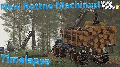 FS19 | New Rottne DLC | Timelapse 🌲