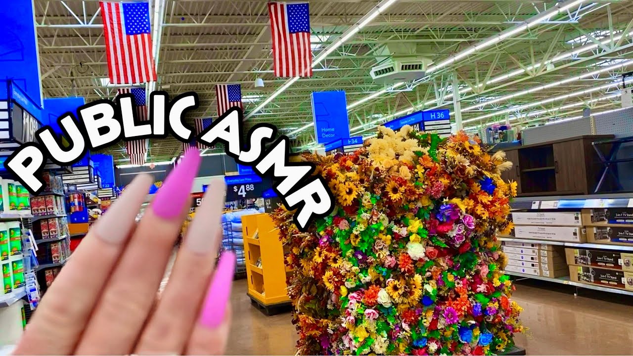 TINGLES…I PUT THAT SH*T ON EVERYTHING 🧚‍♀️ PUBLIC ASMR TAPPING & SCRATCHING + SOME TRACING