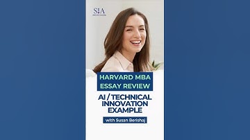 HBS Essay Review: AI / Technical Innovation Sample