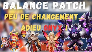 Un Balance Patch CREUX : Adieu ONYX ! SUMMONERS WAR