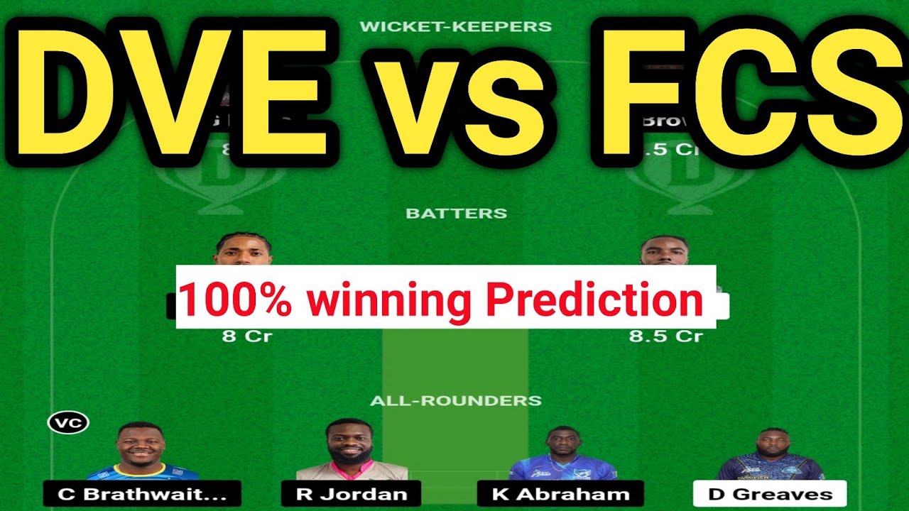 DVE  vs FCS Dream11| DVE vs FCS Dream11 Team Prediction Today Match 23 | VPL 2023|