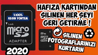 BİÇİMLENDİRİLEN USB - FLASH BELLEK - SD KART VERİ KURTARMA (%100 - Kesin Yöntem )