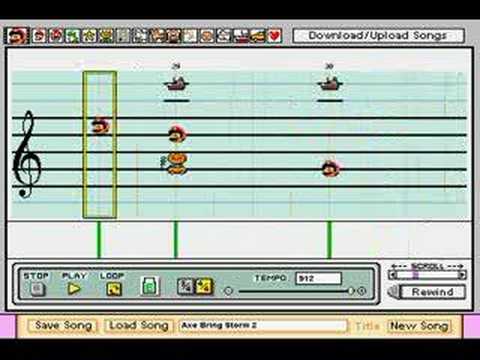 Axe Bring Storm - Seiken Densetsu III, Mario Paint