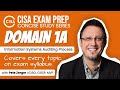 CISA Exam Preparation - Domain 1A: IS Audit Process Planning