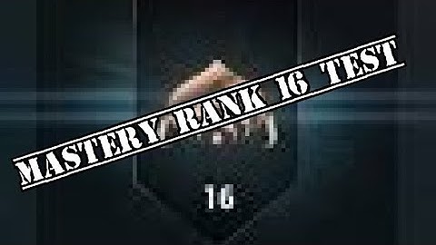 Warframe Mastery Rank 16 Test 2022