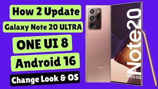 Galaxy Note 20 ULTRA पर ONE UI 8 Android 16 कैसे इंस्टॉल करें #update #oneui8 #note20ultra #diy screenshot 1