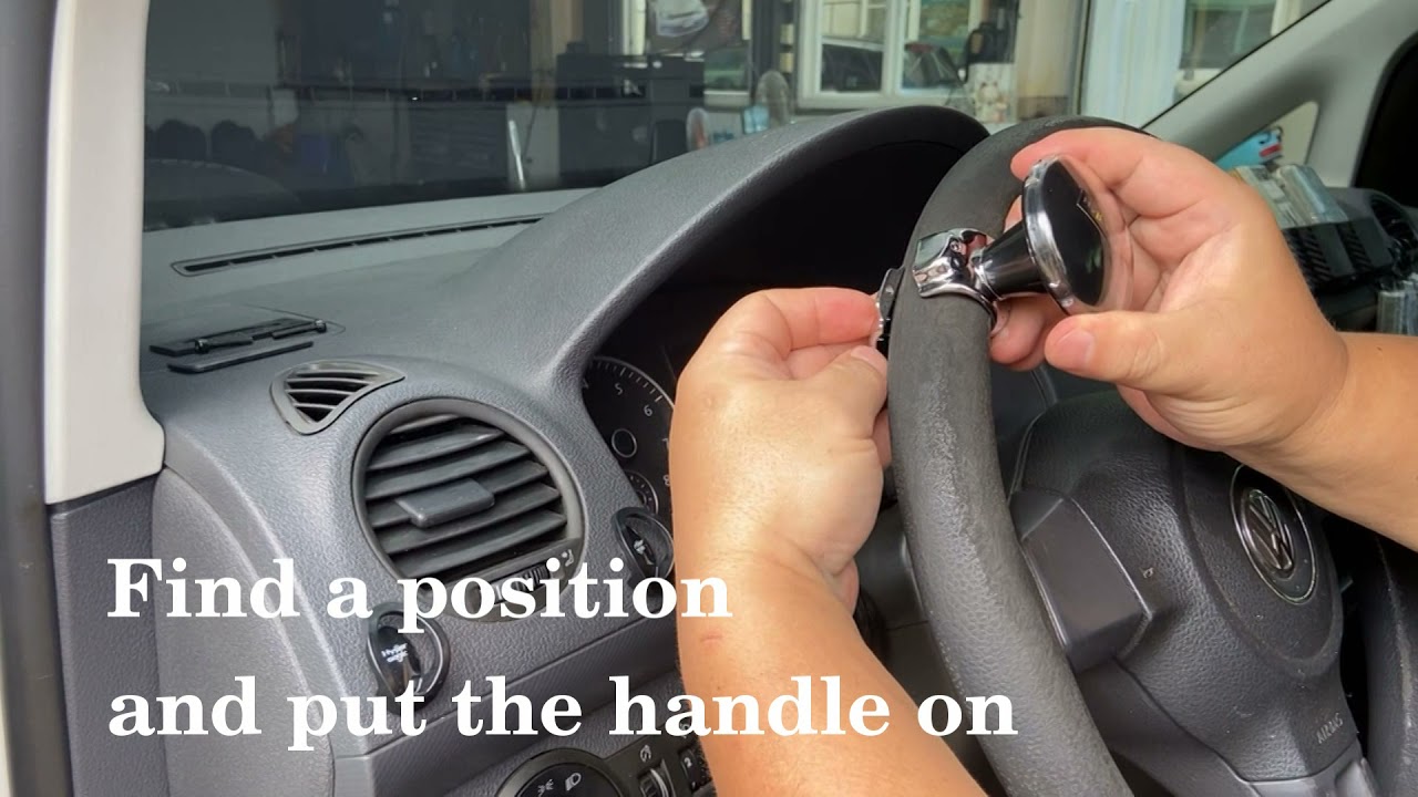 Make it easier to turn!, Car Power Handle Steering Wheel Knob Spinner  #HP3489 #HYPERSONIC