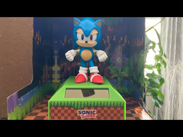 d*9様 ソニック ソーラー式 足踏み フィギュア ディスプレイ Sonic the Hedgehog solar powered “Foot Tapping Sonic” figure
