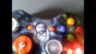 Heavy metal xbox 360 controller with Rainbow LEDs