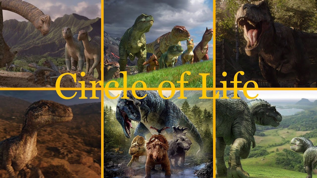 Circle of Life (Elton John) (A Great Dinosaur Music Video) (1,000 subscribers)