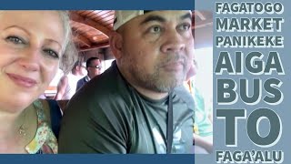 Arrived Back in American Samoa - Fagatogo Market | Panikeke | Aiga Bus to Faga'alu