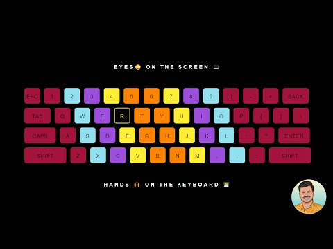 Keyboard Animation for Typing Practice using #html5  #css  #JavaScript | #webanimationzone #keyboard