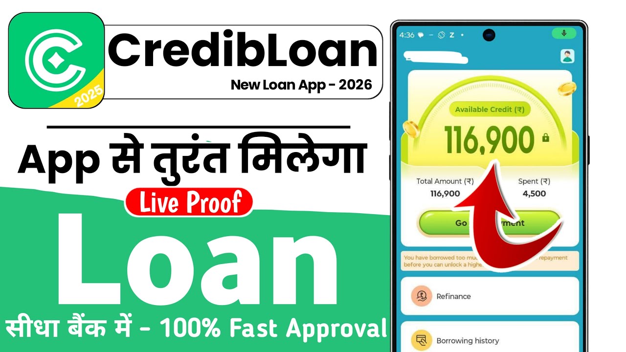 New CredibLoan App 2026 | Credibloan loan app fake or real review fast approval loan app