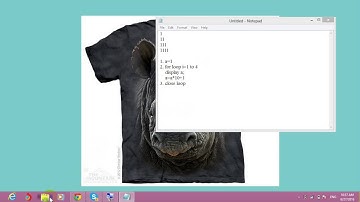 Qbasic program to display a pattern
