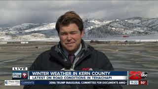 Snow update in Tehachapi Net Worth