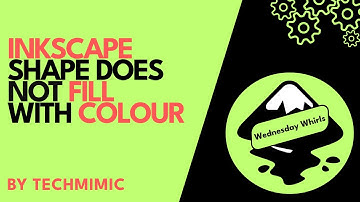 Shape does not FILL with COLOUR in INKSCAPE