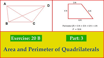 Exercise 20B: Area and Perimeter of Quadrilaterals Class 9 ICSE Maths | Part- 3 | Quick 2 Learn