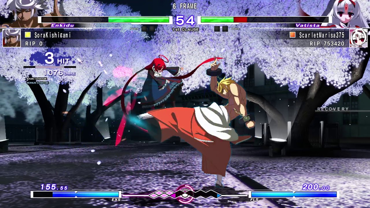 UNDER NIGHT IN-BIRTH Exe:Late[cl-r] - Marisa v SoraKishigami