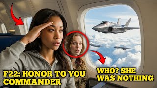 She Was Just in Seat 12F — Until Her Call Sign Made the F-22 Pilots Salute in Awe