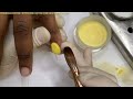 Yellow acrylic For Beginner | Nails Art | Nail Tutorials |