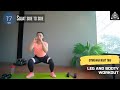 20 min bootyleg workout  dumbbells  gymkhana muay thai