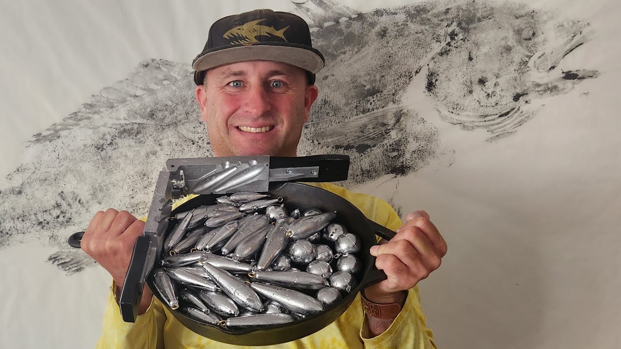 FISHERMAN'S GOLD! HOW TO MAKE YOUR OWN LEAD WEIGHTS CHEAPLY AND EASILY