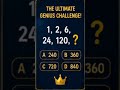 Can You Beat This IQ Test? #iqtest #math #shorts #logic #viral