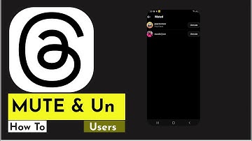 How To Mute and Unmute On Threads App