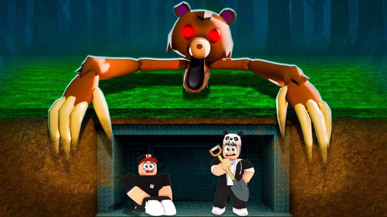 SIĞINAKTA GECE HAYATTA KALMAYA ÇALIŞTIK! 😱 - Roblox