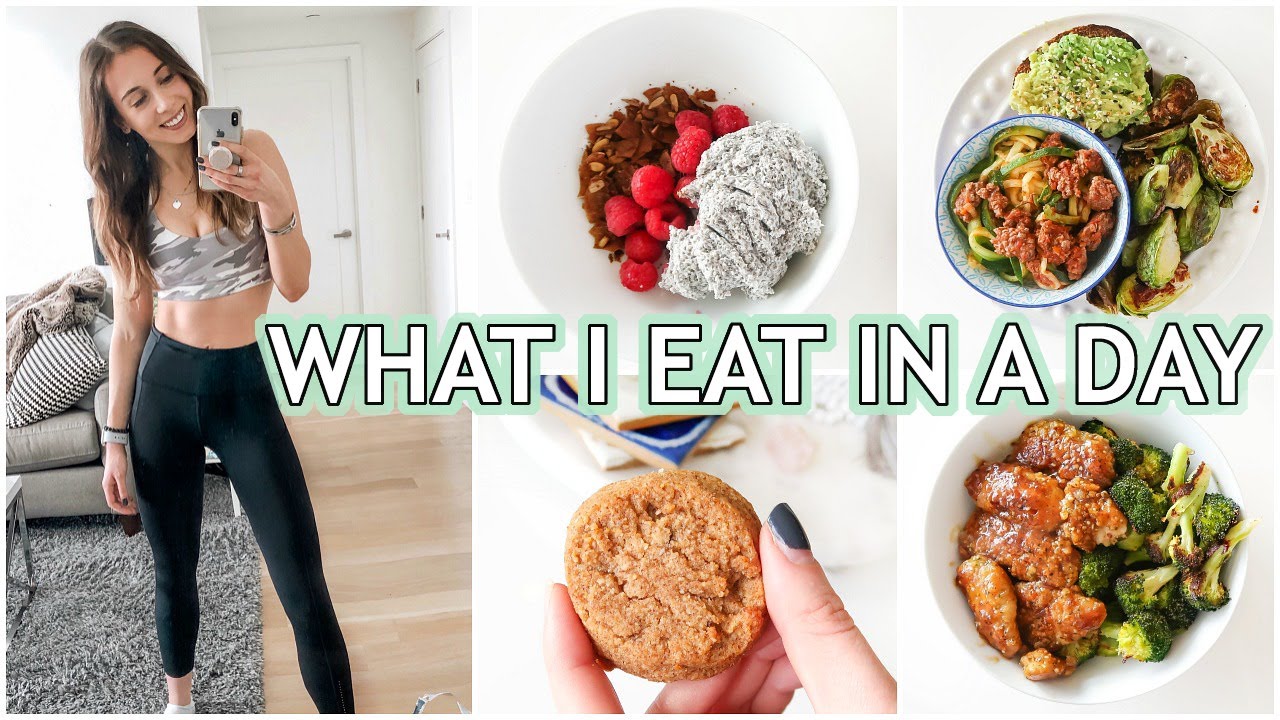 WHAT I EAT IN A DAY: cooking at home, perfect keto cookies - YouTube