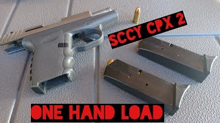 Sccy CPX 2. Loading with one hand. The best way to load for every day carry. #sccy9mm #SccyCpx2